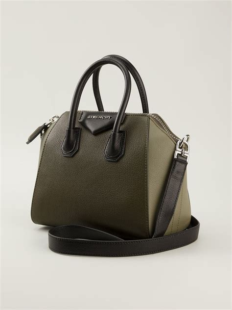 givenchy antigona mini army green|Givenchy antigona small beige.